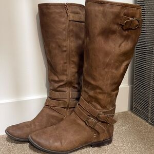 Madden Girl Karinee Knee High Boots - brown - size 8.5